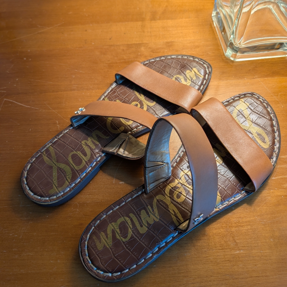 Sam Edelman Brown Leather Sandals